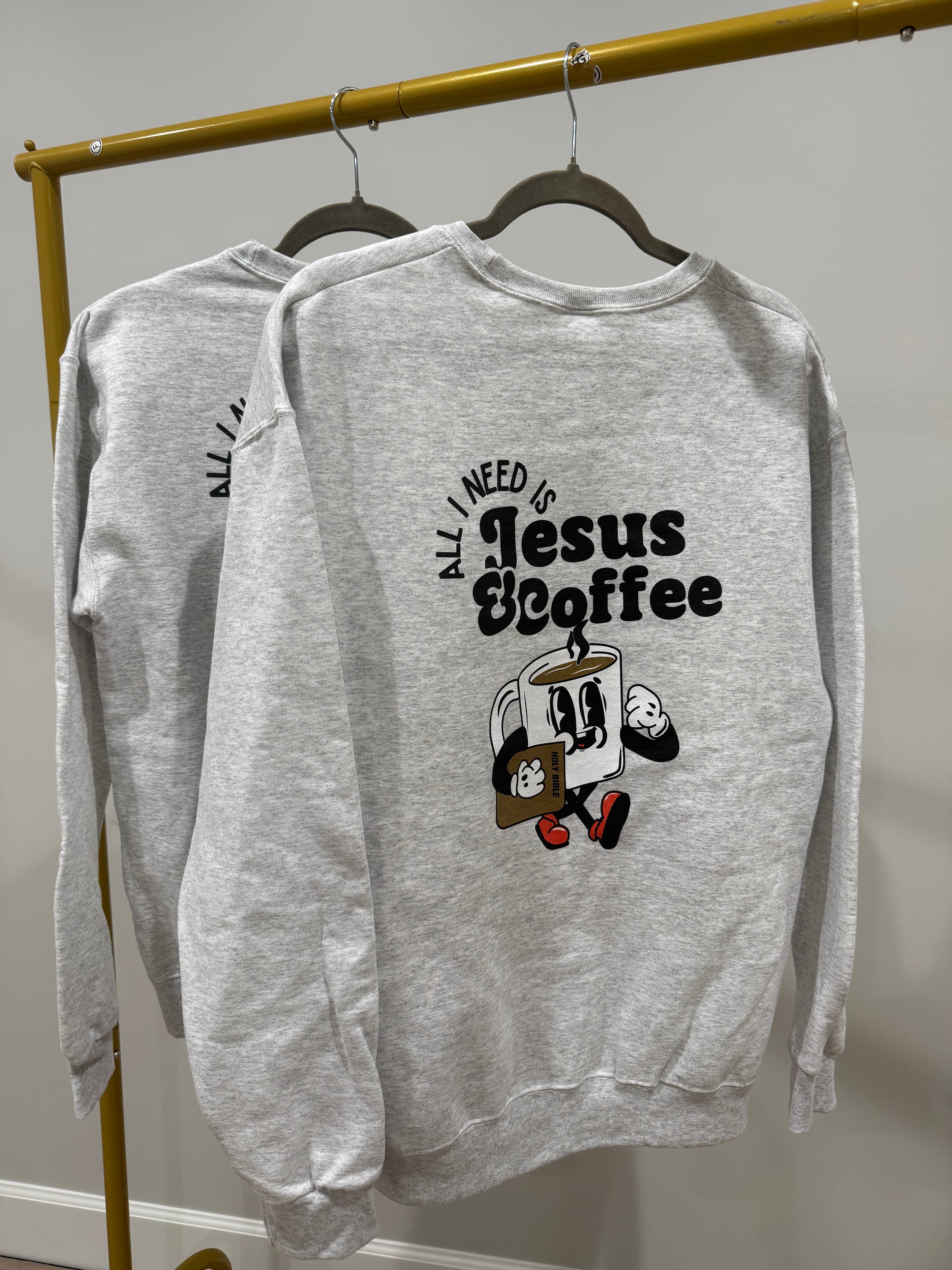 Jesus & Coffee Crewneck