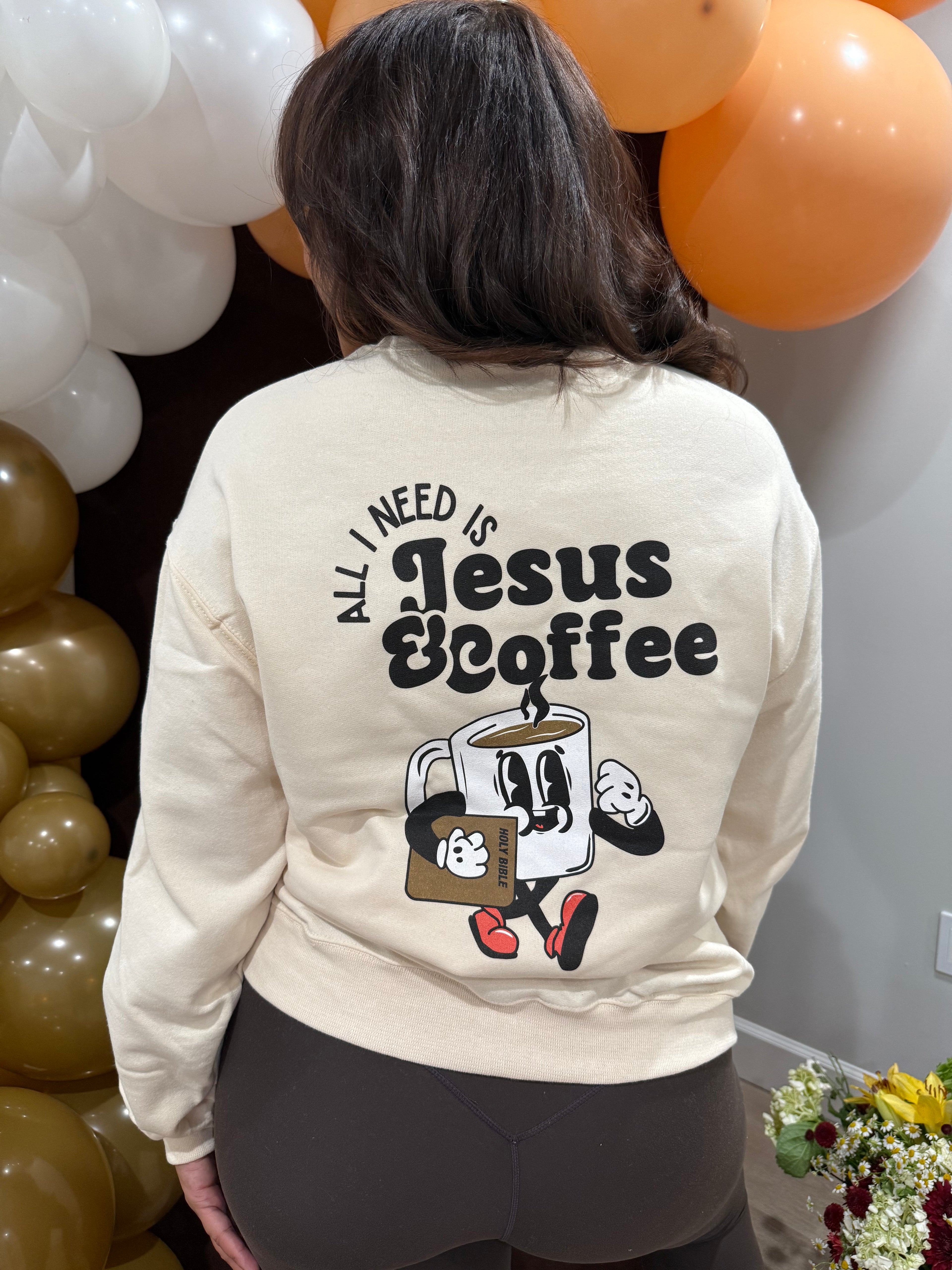 Jesus & Coffee Crewneck