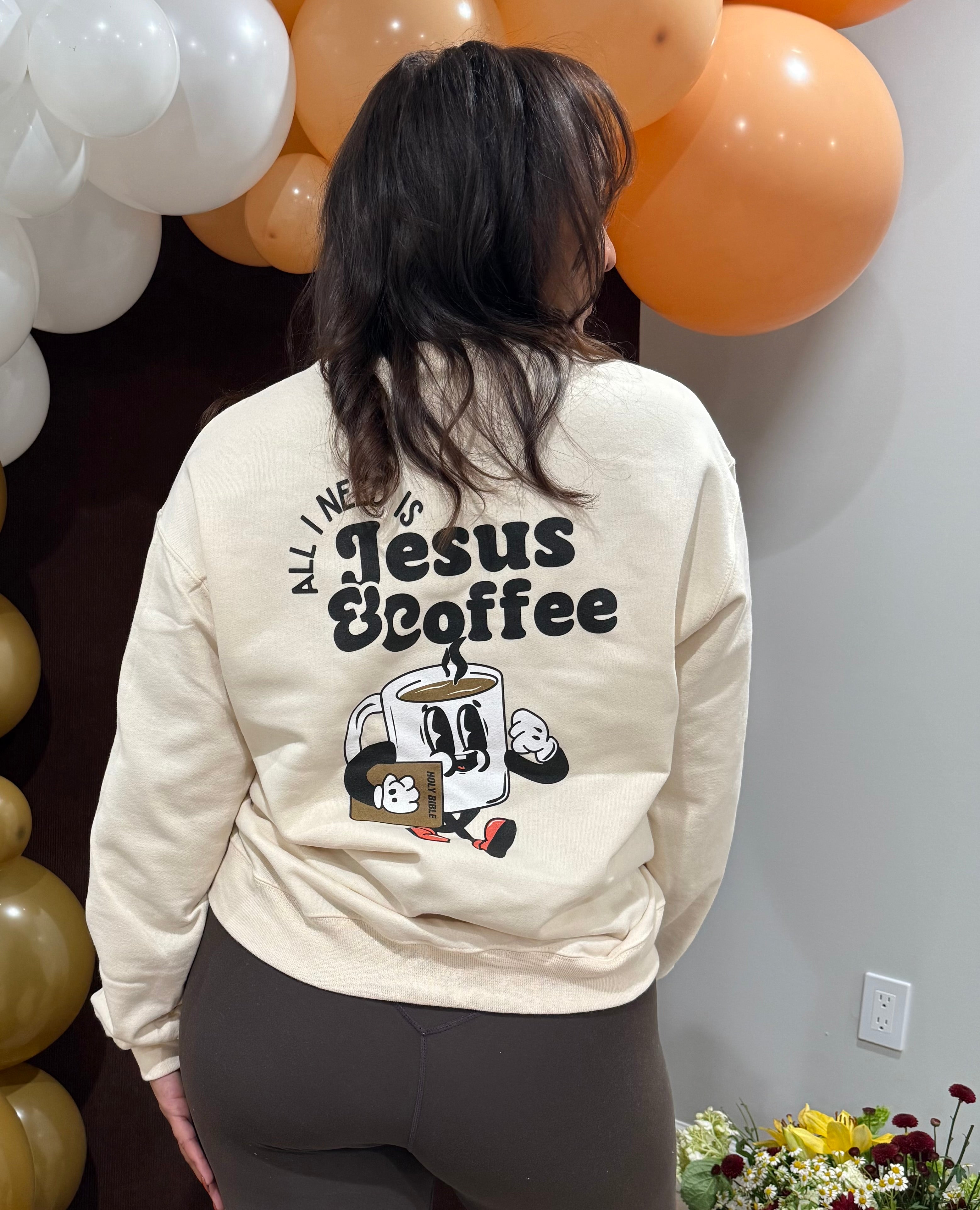 Jesus & Coffee Crewneck