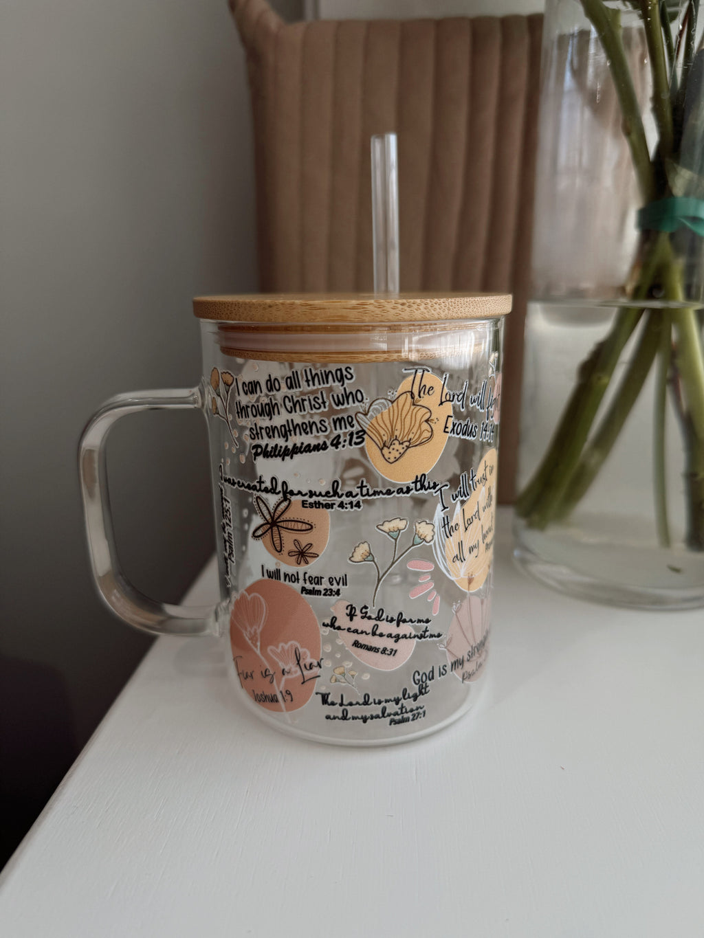 Scripture Glass Mug